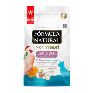 Ração Fórmula Natural Fresh Meat Cães Filhotes Portes Mini e Pequeno Frango 1 kg