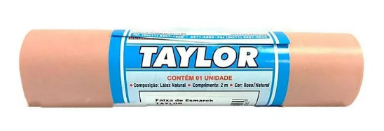Faixa Esmarch de Borracha 10cm x 2m C/ Espessura de 0,45mm- Taylor