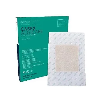 Curativo de Alginato de Cálcio e Sódio 10cm x 10cm unidade - Casex