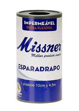 Esparadrapo 10cm x 4,5m Impermeável - Missner
