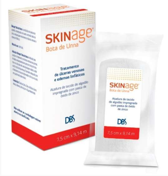 Pielsana Bota de Unna Skinage A.G.E 7,5cm X 9,14m - DBS