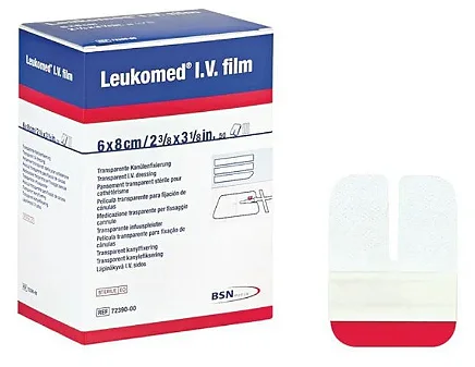 Curativo Filme 6cm x 8cm Leukomed I.V Unidade - BSN Medical