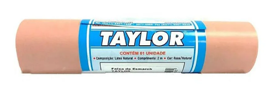 Faixa Esmarch de Borracha 15cm x 2m C/ Espessura de 0,45mm- Taylor