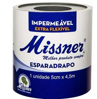 Esparadrapo 5cm x 4,5m Impermeável - Missner