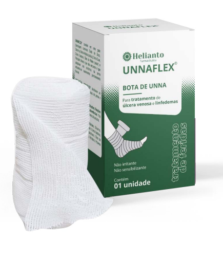 Bandagem Bota de Unna 10,2cm x 9,14m Unna Flex - Helianto