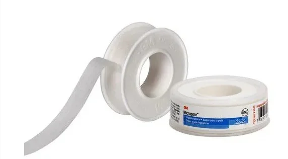 Fita Micropore 1,25cm x 10mt Branca - 3M
