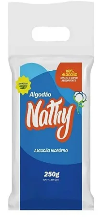 Algodão Hidrófilo 250gr - Nathy