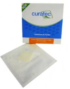 Curativo Alginato de Cálcio e Sódio 10cm x 10cm - Curatec