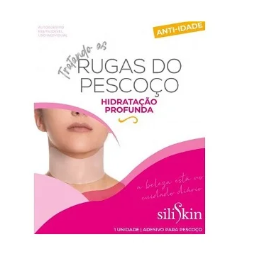 Adesivo Anti Rugas Hidratação Profunda Pescoço em Silicone / Unidade - Siliskin