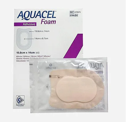 Curativo Aquacel Foam Adhesive Estéril 19.8cm x 14cm Unidade - Convatec