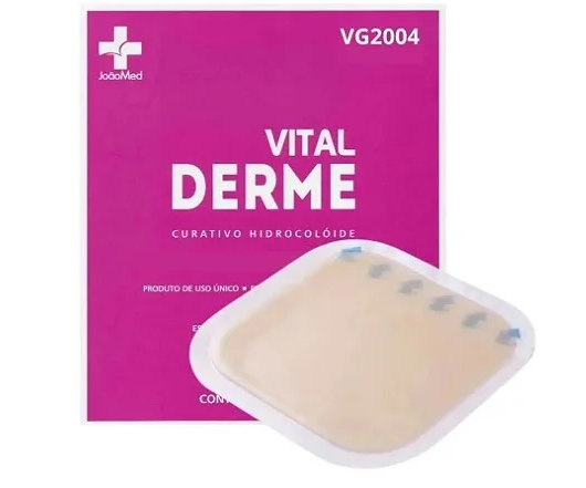 Curativo Hidrocoloide 20 x 20cm Regular Unidade - Vital Derme
