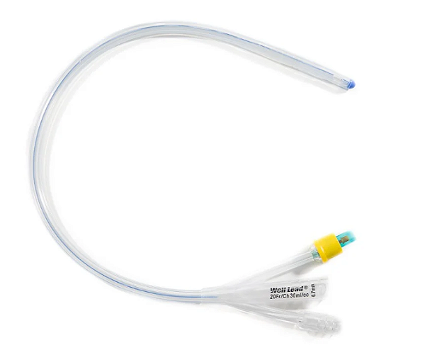 Sonda Foley 3 vias Nr.20 Silicone - Balão 30ml Well Lead