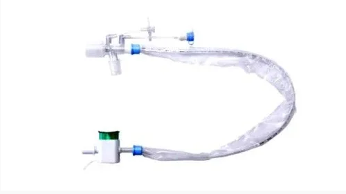 Sonda de Aspiração (Traqueostomia) Sistema Fechado Adulto 36cm - 18fr Vermelho - Vital Gold