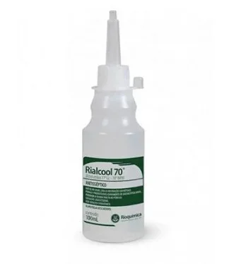 Álcool 70% antisséptico 100ml - Rioquímica