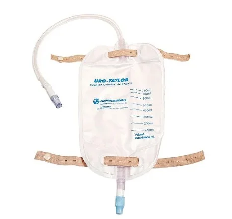 Bolsa coletora de Urina Uro - Taylor de Perna Sistema Fechado 500ml S/ extensão