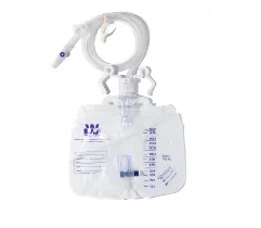 Bolsa Urina Sistema Fechado Quadrado 2000ml - Wiltex