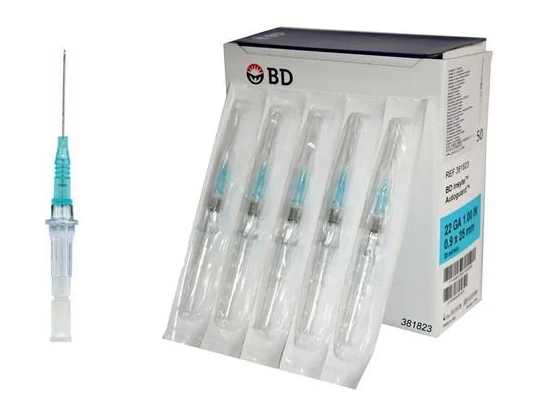 Cateter Insyte Autoguard Intravenoso 16GA x 1,16 C/ 50 Unidades - BD