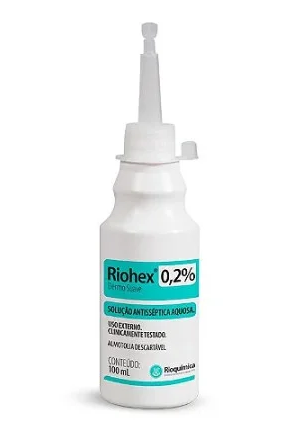 Clorexidina 0,2% Aquosa Riohex 100ml - Rioquímica