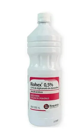Clorexidina 0,5% Alcoólica Riohex 1 Litro - Rioquímica