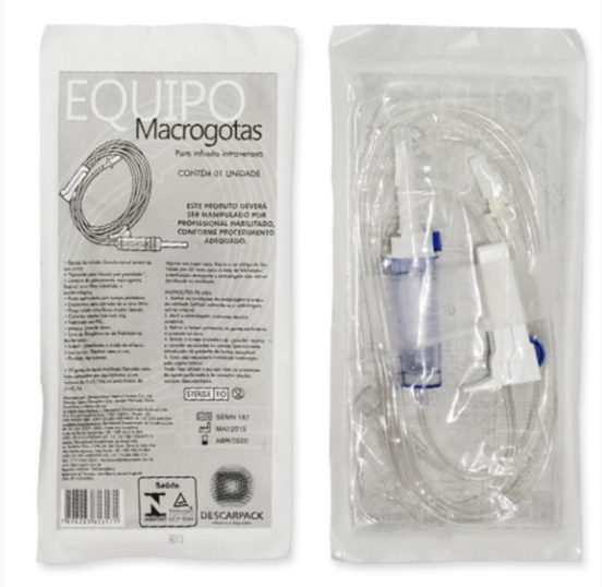 Equipo Macrogotas para Infusão Intravenosa - Descarpack