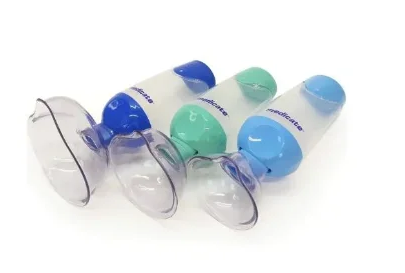 Espaçador Bi - Valvulado Infantil - Verde (Máscara Pequena) Medicate