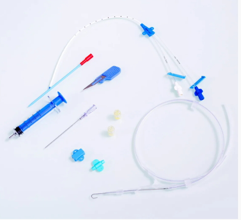 Kit Cateter Venoso Central Duplo Lúmen 12fr x 200mm - Biomed