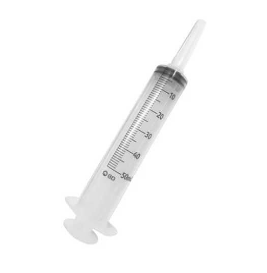 Seringa de 50ml Bico Cateter C/ Tampa Ref: 303553 Unidade - BD