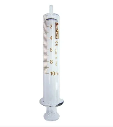 Seringa de Vidro 100ml Bico de Vidro Luer Slip - Arti Glass