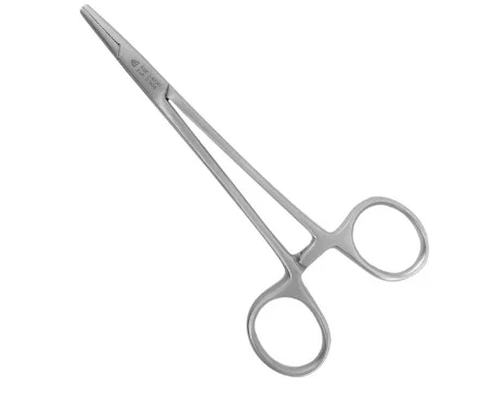 Porta Agulha Mayo 15cm em Aço Inoxidável - Vital Gold