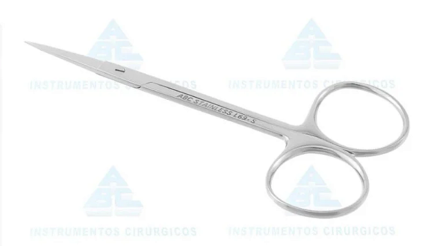 Tesoura Irís Reta 12cm - Abc