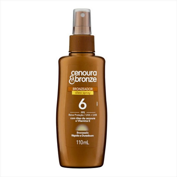 Bronzeador Óleo Spray Cenoura & Bronze Frasco 110ml