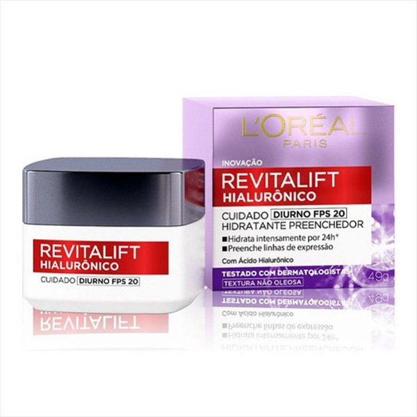 Creme Hidratante Loréal Paris Revitalift Hialurônico Dia 49g