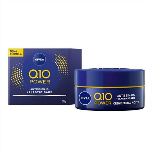 Creme Facial Antissinais Noturno Nivea Q10 Power 50g
