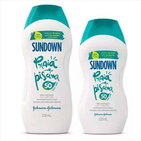 Protetor Solar Sundown Fps50 200ml + 120ml - Kit