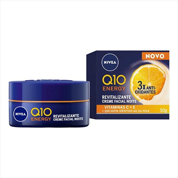 Nivea Q10 Energy Antissinais Vitamina C Facial Noite - 50g
