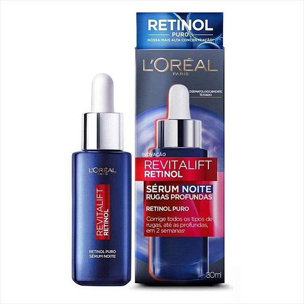 Sérum Retinol Noturno Antirrugas L'Oréal Paris Revitalift