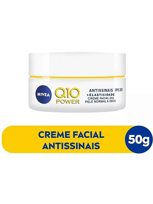 Creme Facial Antissinais Dia Q10 Power Fps30 Nivea Toda Pele