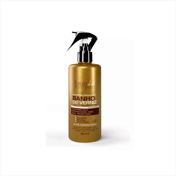 Queratina Hidrolisada Banho De Verniz Forever Liss 300ml