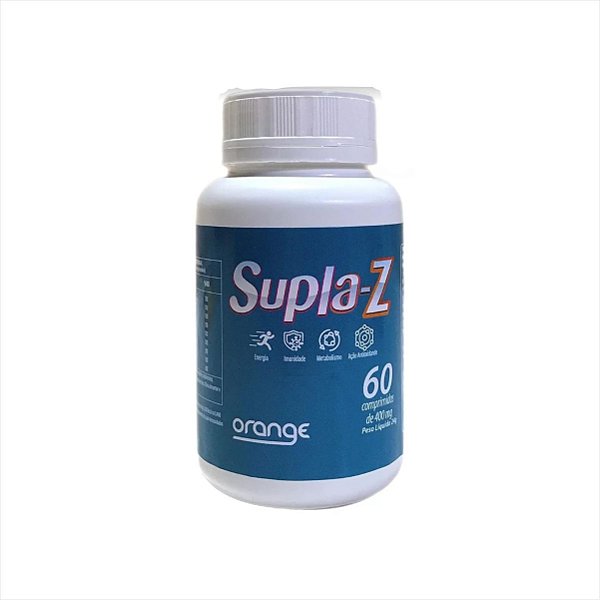 Polivitamínico Supla Z Orange 400mg C/60 Comprimidos Cromo