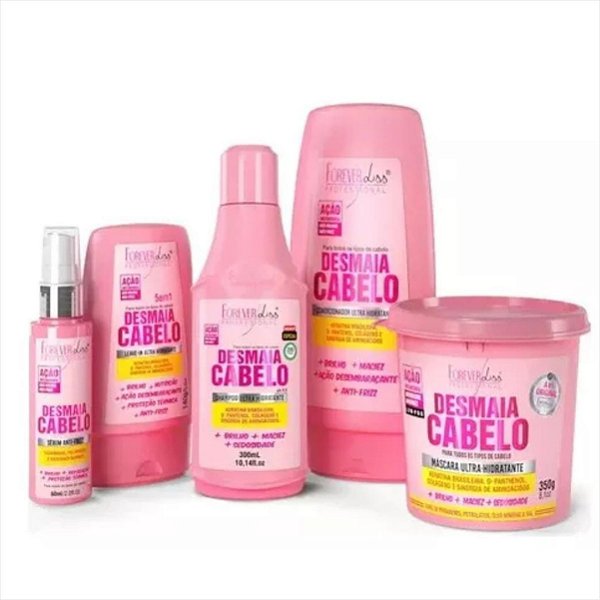 Kit Desmaia Cabelo Completo Forever Liss Professional