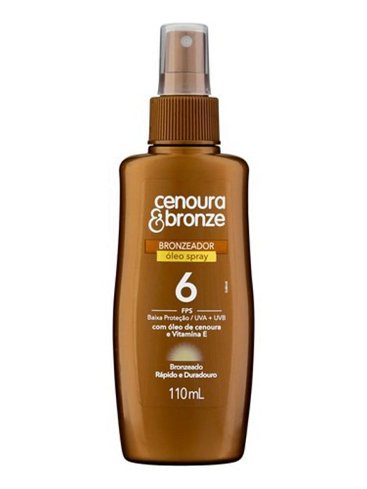 Kit Cenoura & Bronze Óleo Bronzeador FPS 6+ Prot Solar FPS15