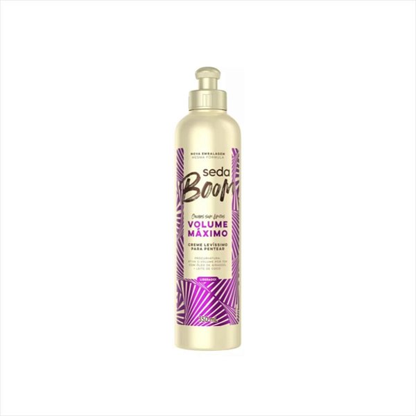 Creme de Pentear Leve Seda Boom Volume Máximo 350ml