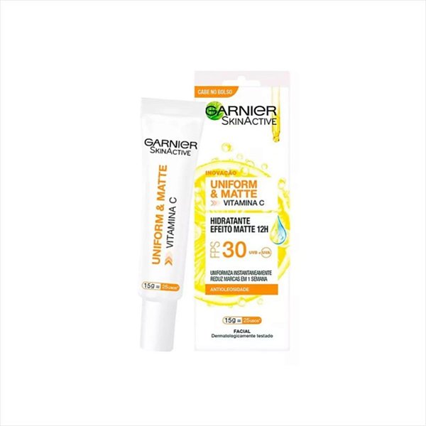 Protetor Hidratante Facial Vitamina C Fps30 15g Garnier