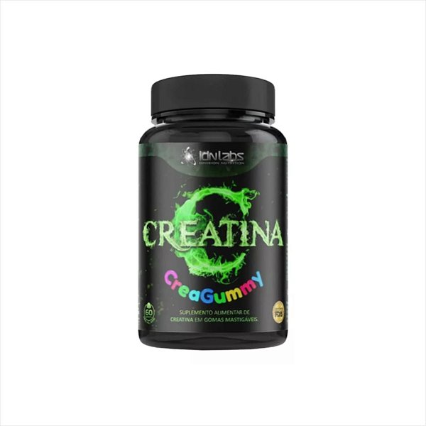 Creatina em Goma Creagummy 3000mg Sem Glúten c/60 Uva Verde