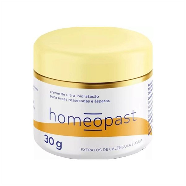 Creme Hidratante Homeopast 30g - Pés Mãos Pele Ressecados