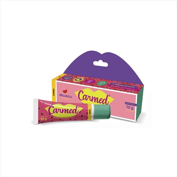 Hidratante Labial Carmed Melancia 10g Manteiga de cacau