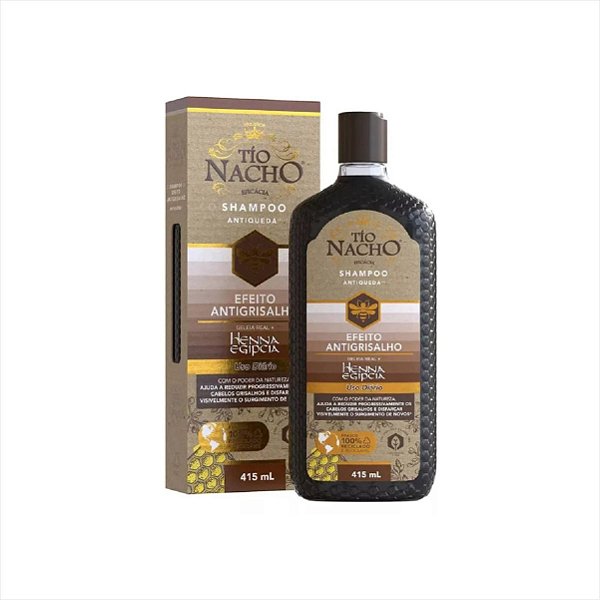 Shampoo Tio Nacho Antiqueda Efeito Antigrisalho 415ml