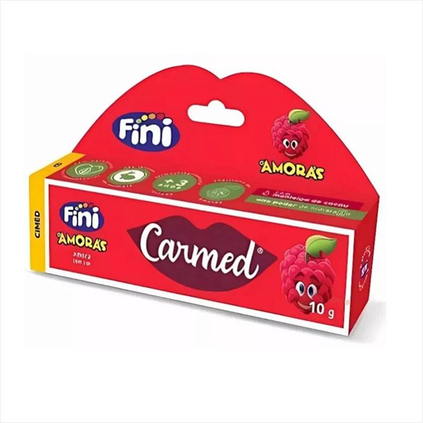Protetor Labial Carmed Fini Amoras com cor 10g