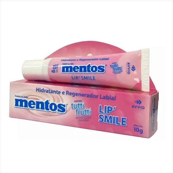Protetor Labial Mentos Lip Smile Tutti Frutti Efeito Gloss