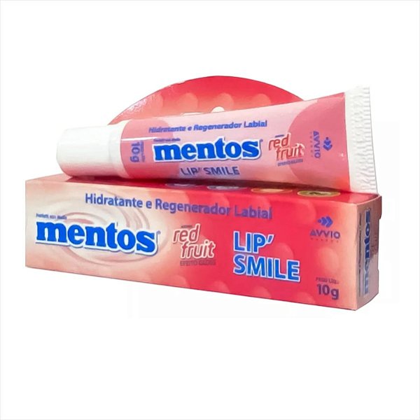 Protetor Labial Mentos Lio Smile Red Fruit Efeito Gloss 10g